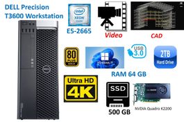 PC Dell Precision Workstation T3600 64GB
