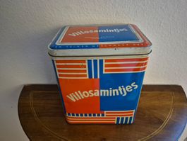 Alte Villosamintjes Blechdose Vintage Reklame Blech Dose