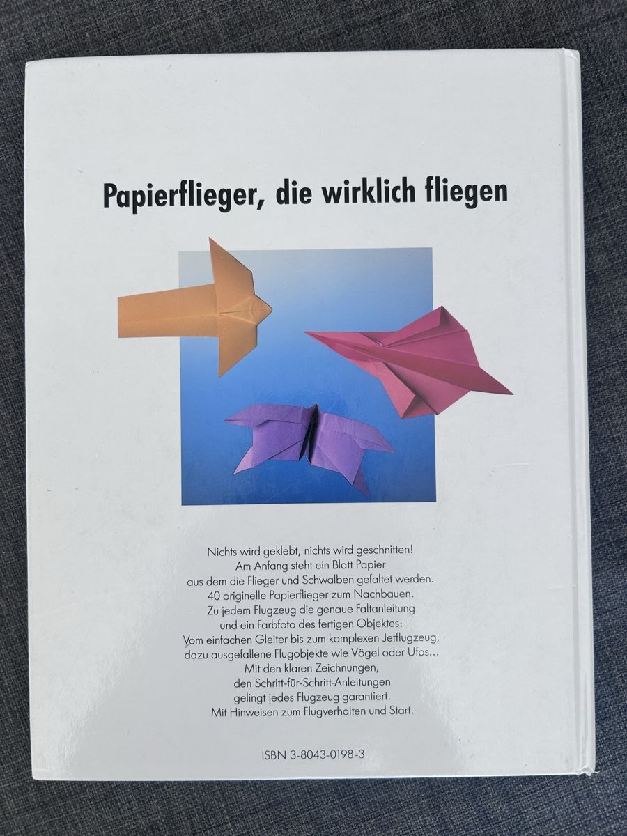 Libri: Papierflieger-Buch  – Usato da Düdingen venduto da Sarindlibindli 1