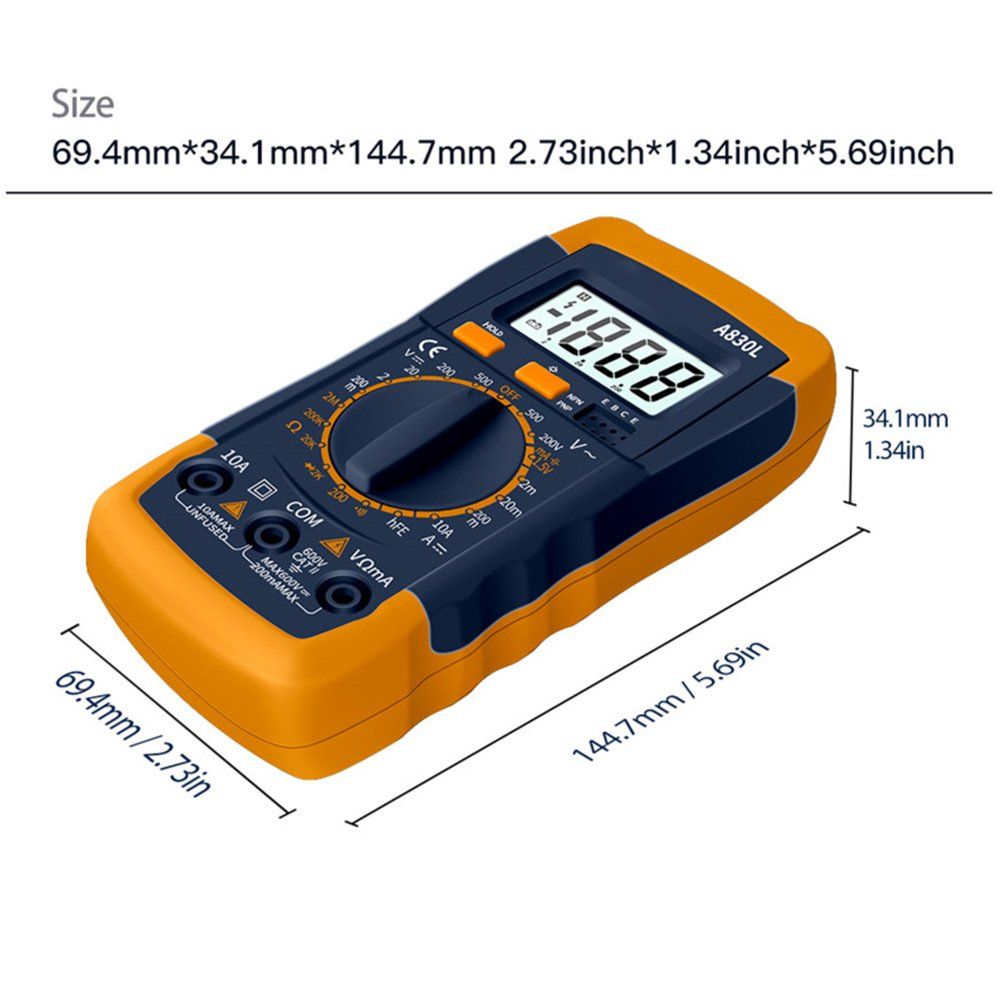 Misurare: Digital-Multimeter LCD Amperemeter – Nuovo e nell'imballaggio originale da Uerkheim venduto da Kaufoption 2