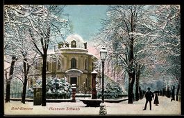 AK Biel-Bienne, Museum Schwab im Winter