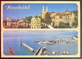 Lot de 2 cartes postales - Neuchâtel