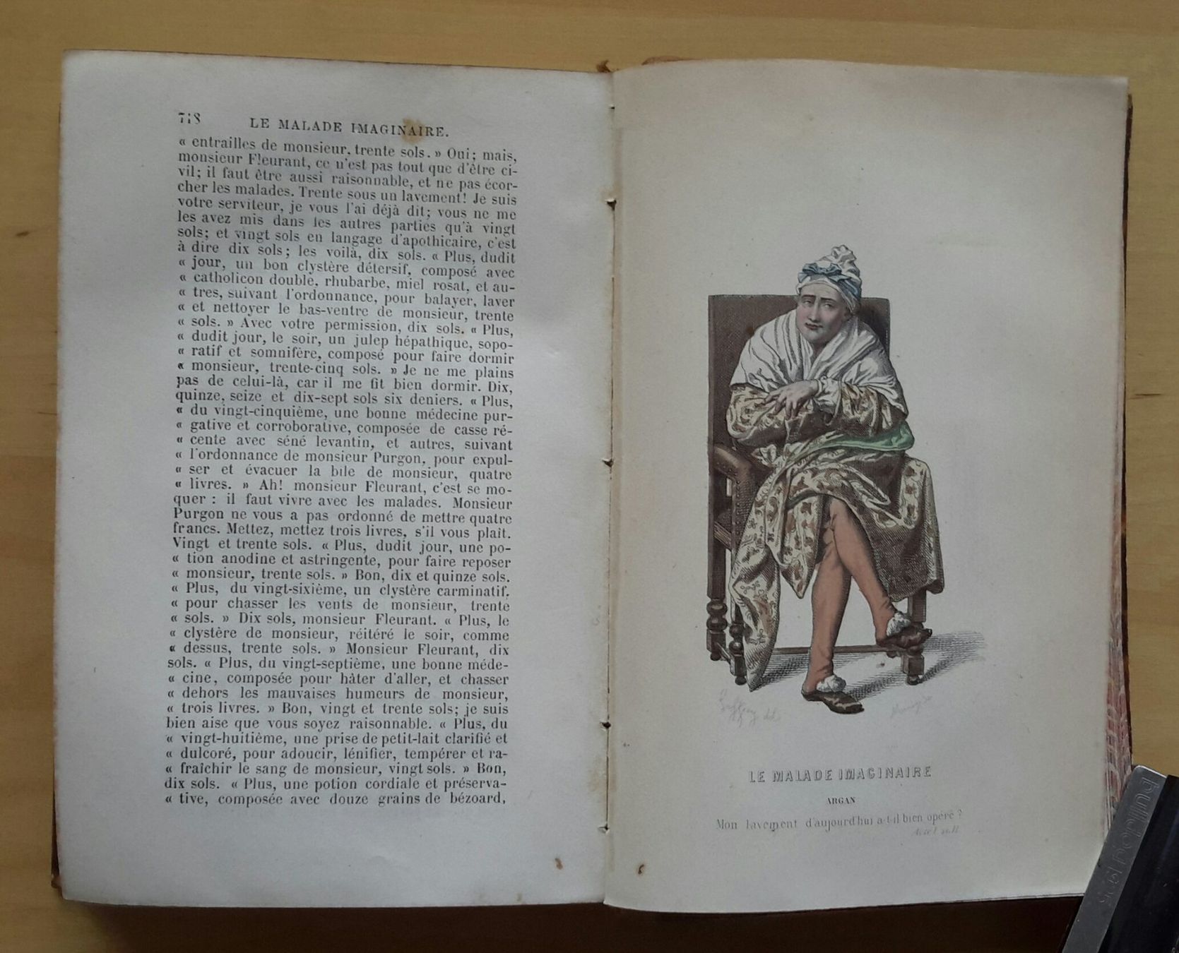 Libri: Oeuvres complètes de Molière , 2 Vols, Paris ca. 1900 . – Usato da Burgdorf venduto da Olli.34 6