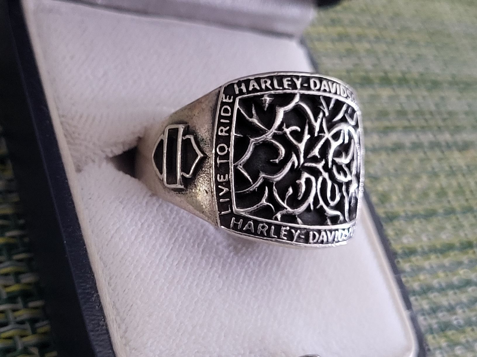 Harley-Davidson Anelli: Harley Davidson Ring, Silber 925, Herrenring, Top Zustand! – Nuovo (secondo la descrizione) da Oberglatt ZH venduto da watchkurt 5