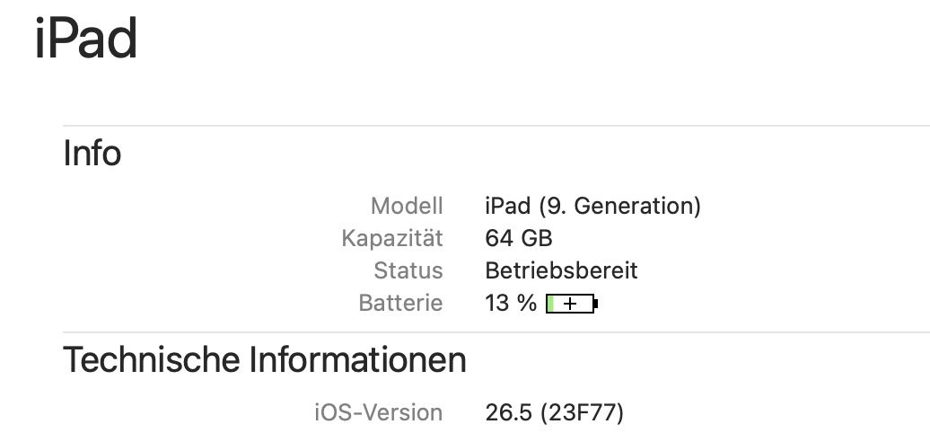 Apple Tablet PC: 11x iPad 9. Generation (DEFEKT) – Difettoso da Berikon venduto da SandroMueller22 2