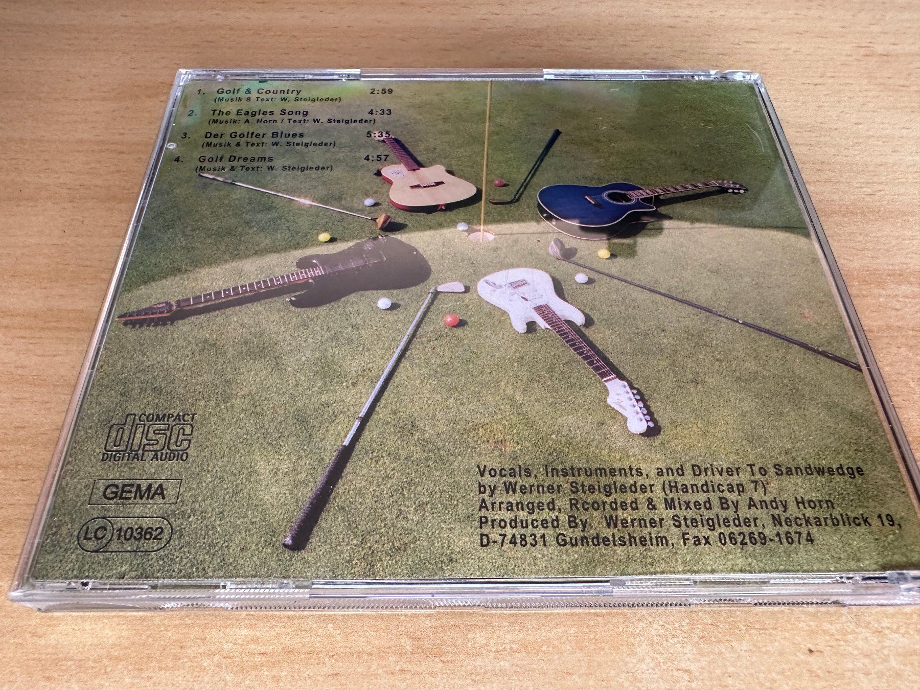 CD: Werner Steigleder - Lieder rund um's Golf – Usato da Rikon im Tösstal venduto da Alpenmutz 1