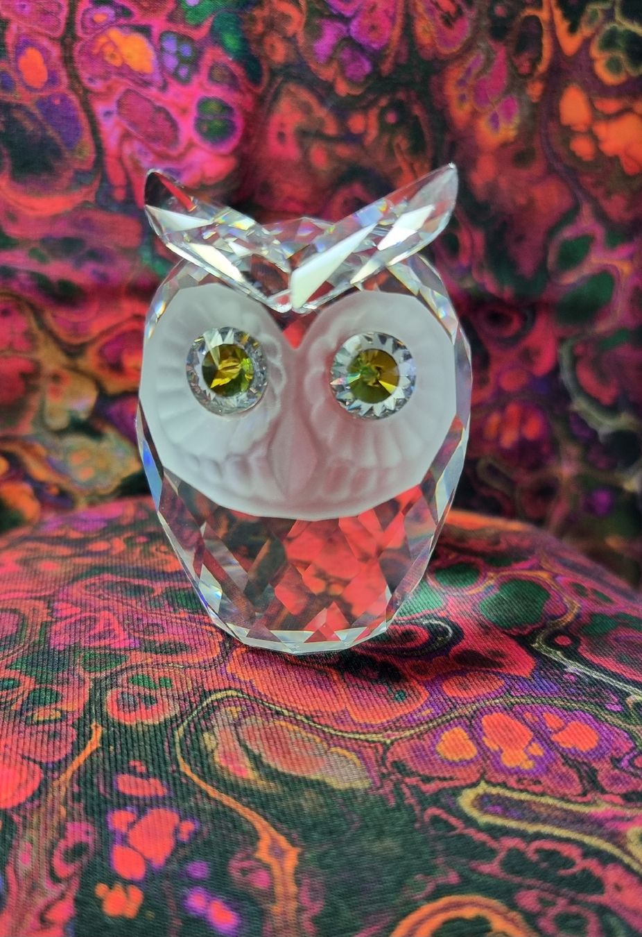 Swarovski Statuette: Swarovski Kristall  Eule Figur Geschenk  Sammler – Nuovo e nell'imballaggio originale da Meisterschwanden venduto da TiSiBu59 1