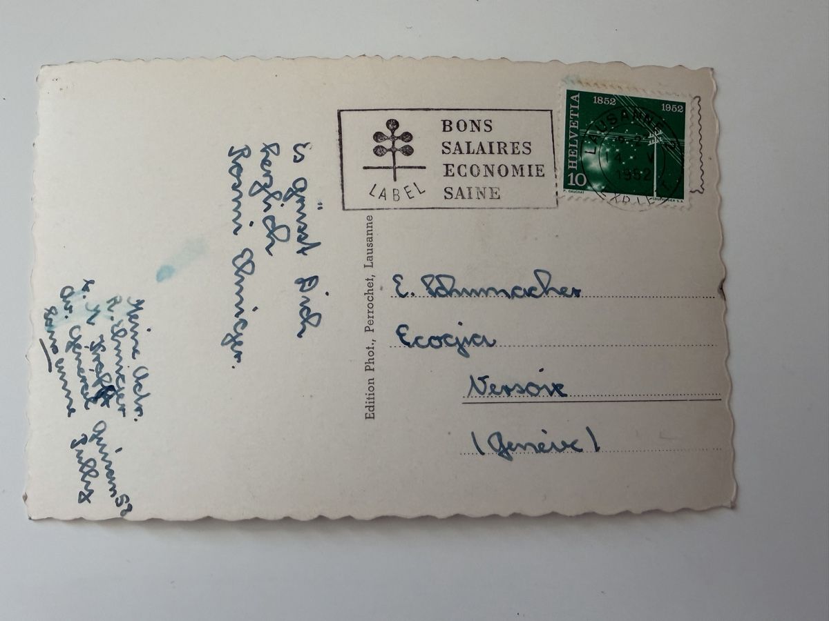 Cartoline postali: Alte Ansichtskarte von Lausanne, Schweiz – Usato da Winterthur venduto da silen 1