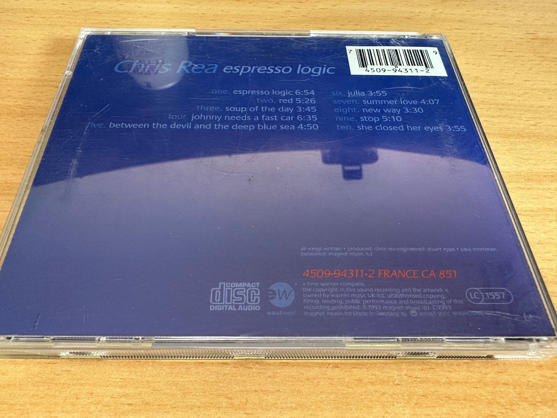 CDs: Chris Rea – Espresso Logic – Gebraucht aus Rikon im Tösstal von Alpenmutz 1