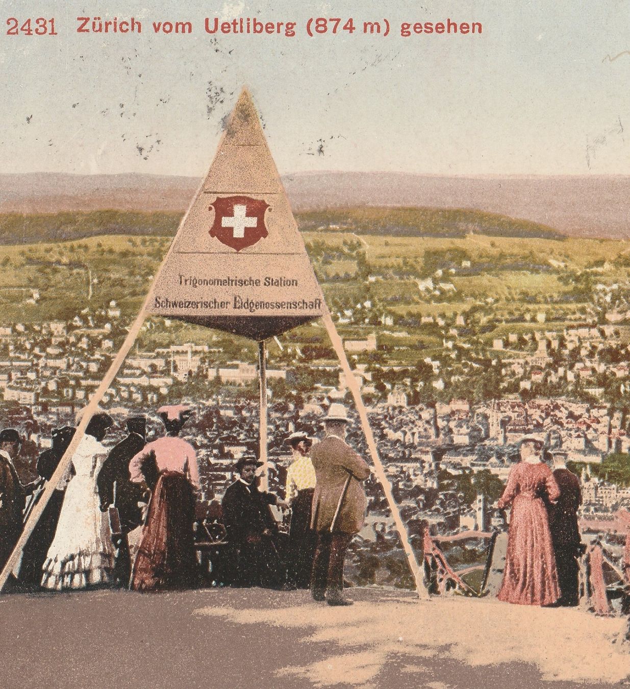 Cartoline postali: Zürich -  5 alte Ansichtskarten   (1906 -1917) – Usato da Fällanden venduto da Blausegelfliege 4