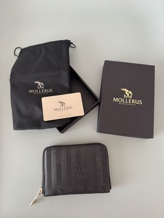 Maison Mollerus Portemonnaie Tamaro Schwarz/Gold