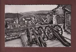 SCHAFFHAUSEN von Munot aus - Kanone