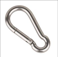 Karabiner Feuerwehr INOX Stahl. 10 Stk. Gratis Lieferung!