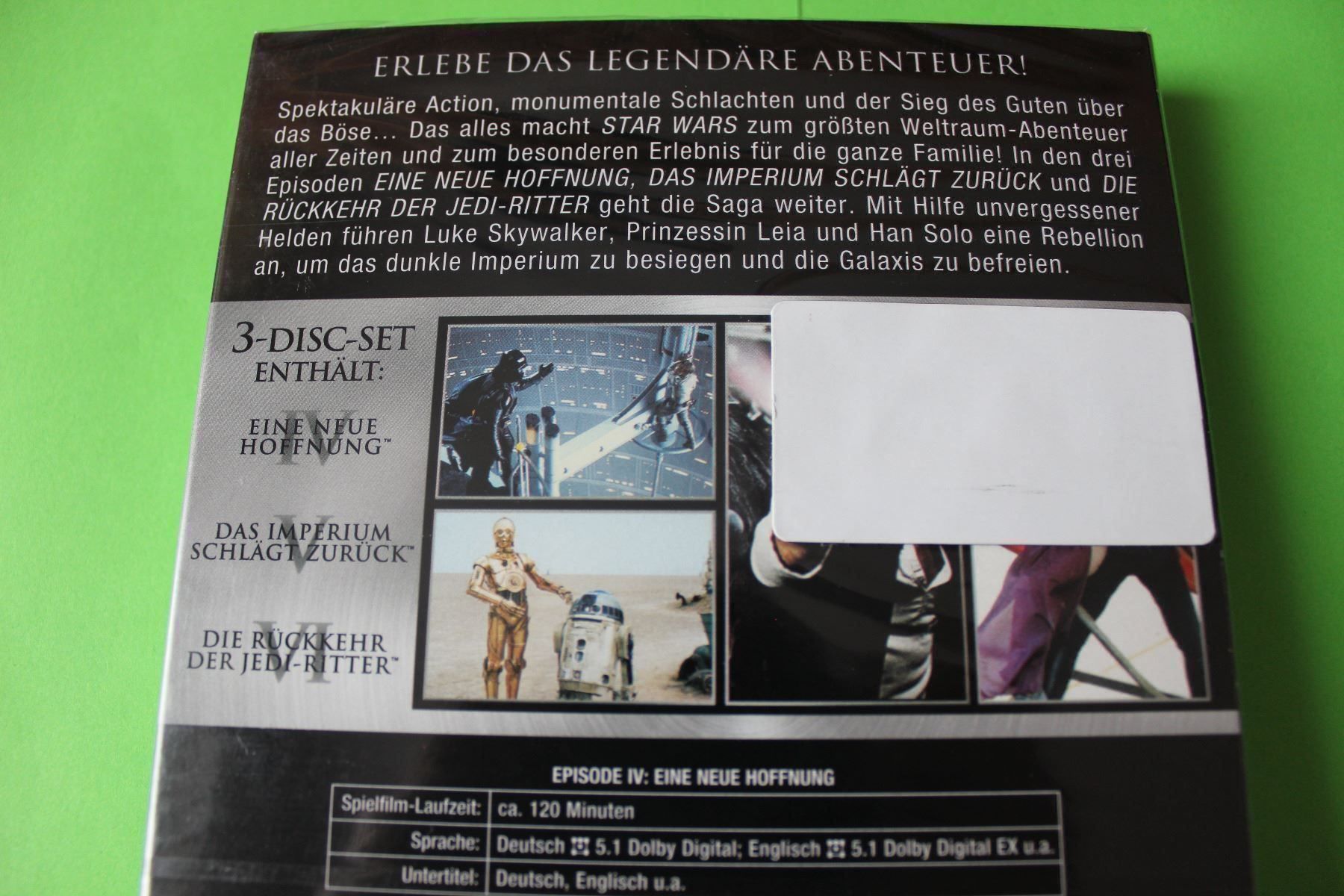 Tutti i DVDs: Star Wars - Episode 4-6 3DVDs originalverpackt – Nuovo e nell'imballaggio originale da Tübach venduto da JamesStone 3