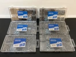 Neu Drahtstift Sortiment XTEC 500g Nägel Schrauben Haken (6x