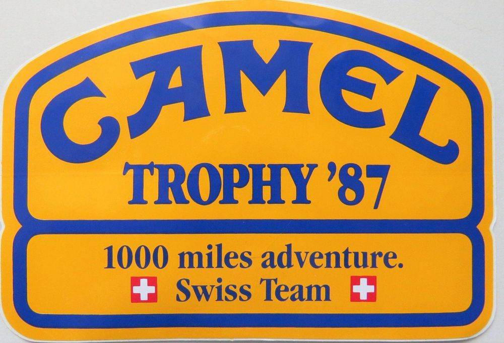 Sticker Camel Trophy 1987 Swiss Team | Kaufen auf Ricardo