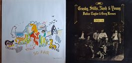 2 LP's  "So Far"&"Déjà vu" von Crosby, Stills, Nash & Young