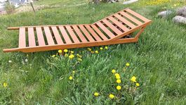 Sonnenliege aus Holz