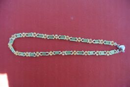 Schönes, zartes Collier mit Glasperlen - Sommerlook!
