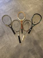 Lot de raquettes de tennis vintage - Prêt pour le jeu!
