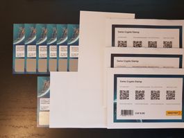 Swiss Crypto Stamp ID1 - ID6 (+ID3) Sammlung