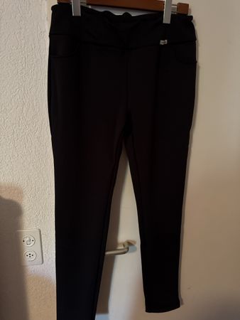 SHEILAY Hose, Leggings, Stoffhose, Gr. XL, Schwarz, Neu!