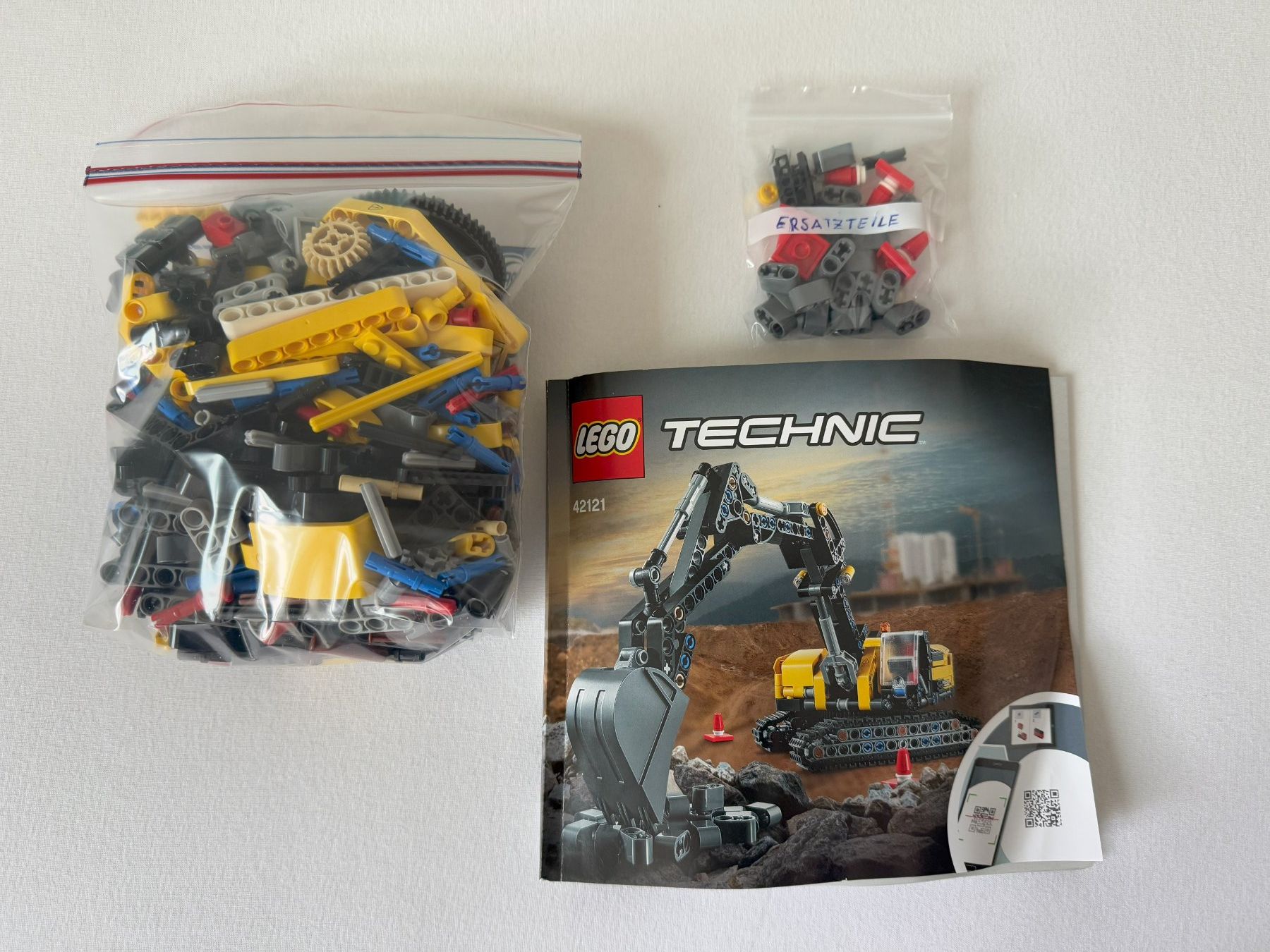 Lego Kit di costruzioni: Lego Technic Hydraulikbagger (42121), neuwertig – Nuovo (secondo la descrizione) da Oberwil BL venduto da Lepidolith 2