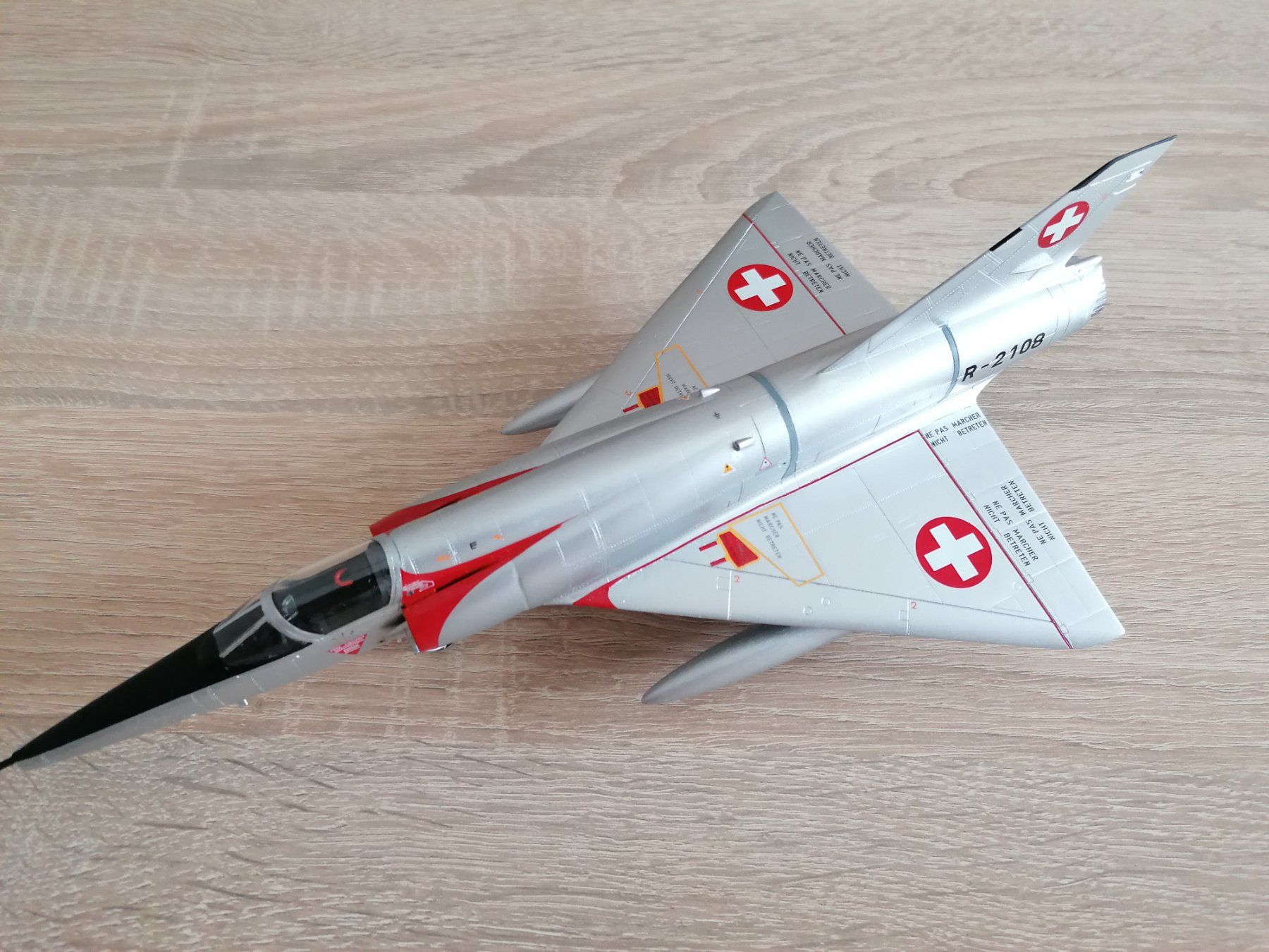 Schweizer Armee Kit di modellismo & Modellini statici: Mirage lllRS  R-2108 (1:48) – Nuovo e nell'imballaggio originale da Brunnen venduto da pepone08 2