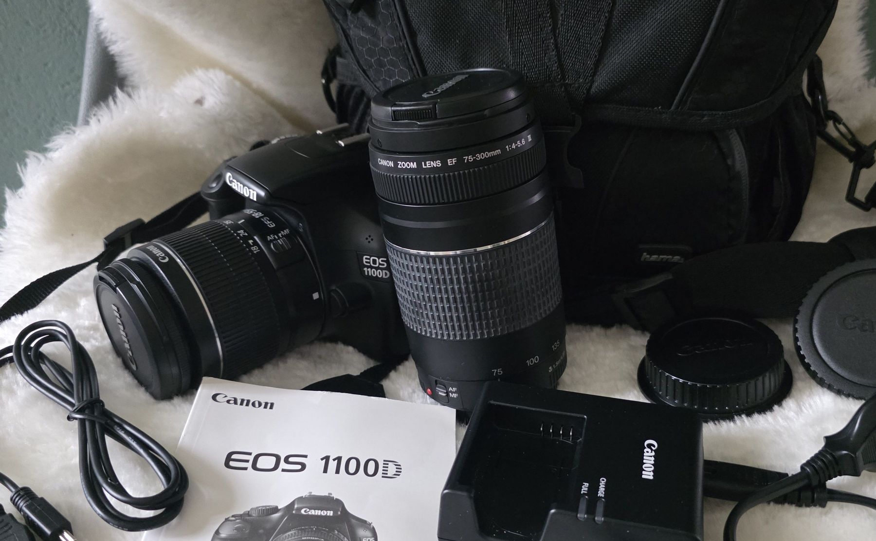 Canon Kamera: Canon EOS 1100D Spiegelreflexkamera mit Zubehör – Gebraucht aus Adlikon von Tami2019