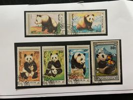 1974 Mongolei  Pandas Serie gest.  (A1000)