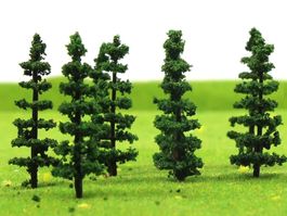 100 BÄUME 5cm - MODELLBAU - MODELL EISENBAHN 1:160 - N SKALA