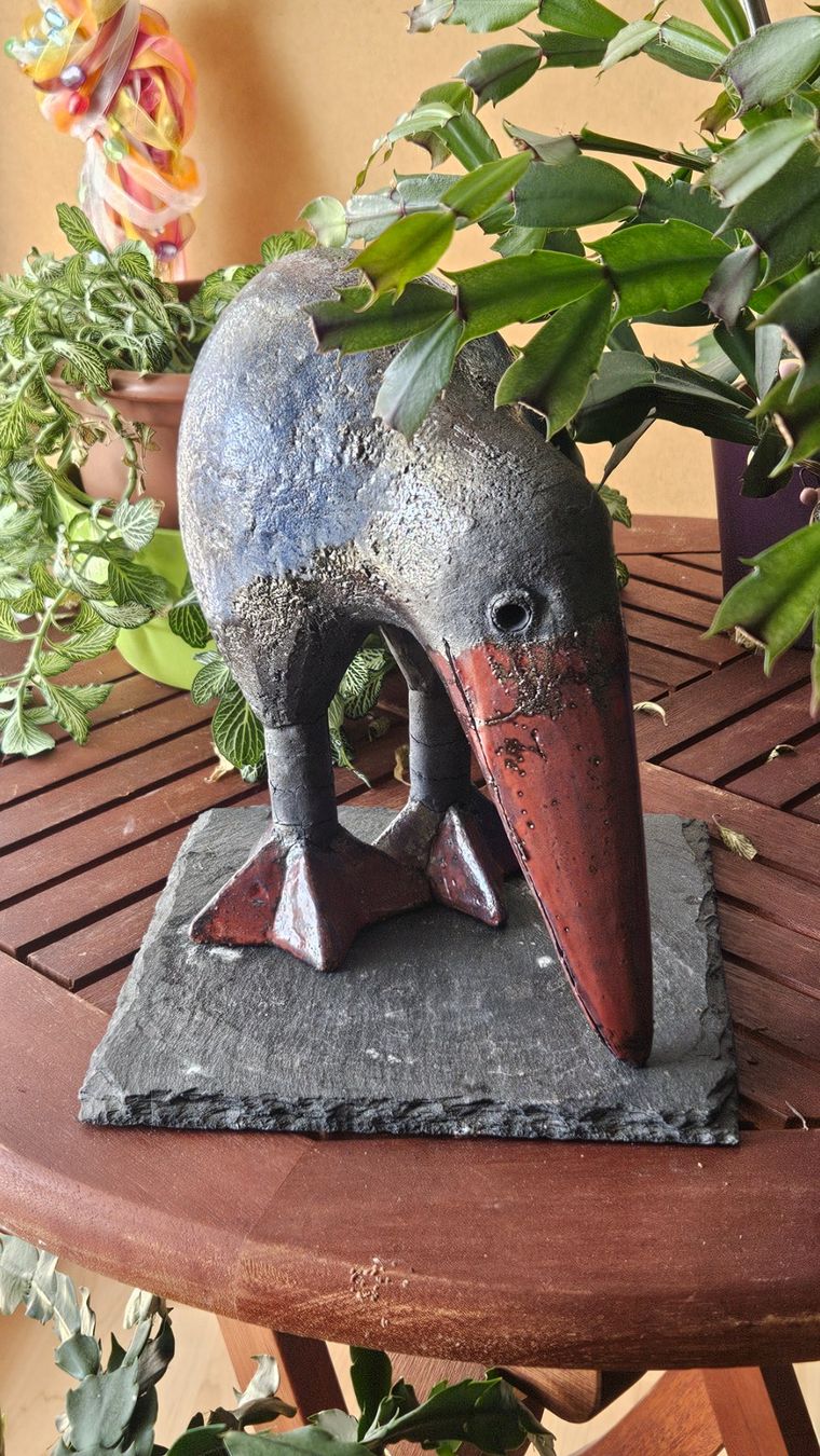 Skulpturen & Statuen: Lustiger Tonvogel – Gebraucht aus Grüt (Gossau ZH) von bea_6lw5