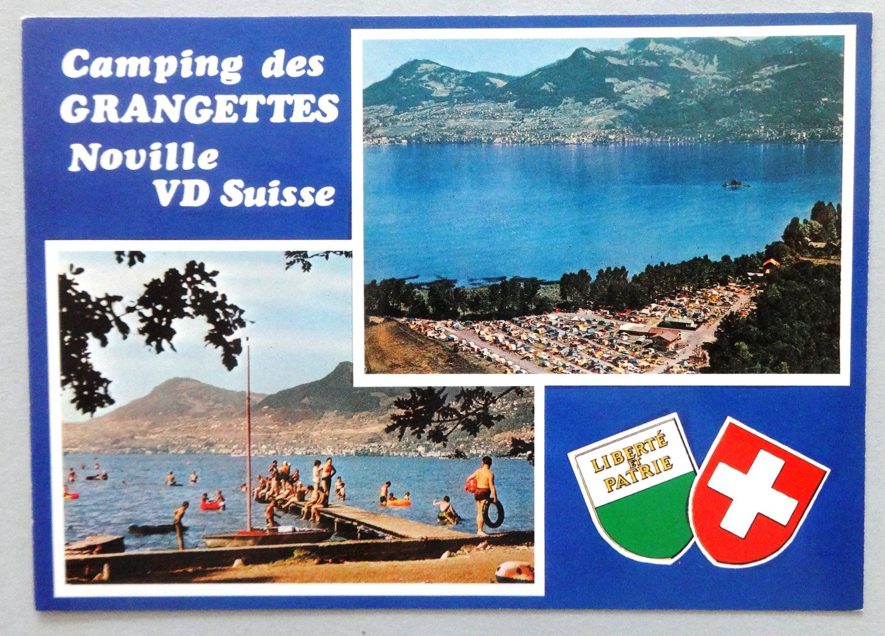 Cartes postales: Camping "Les Grangettes", Noville – D'occasion à Fétigny par Billy2miny