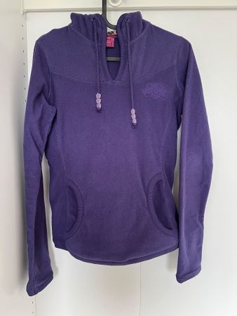 Chiemsee - Micro Fleece Pullover mit Kapuze mulberry purple