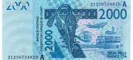 Senegal WAS 2000 Francs 2003-2012 UNZ P-716K