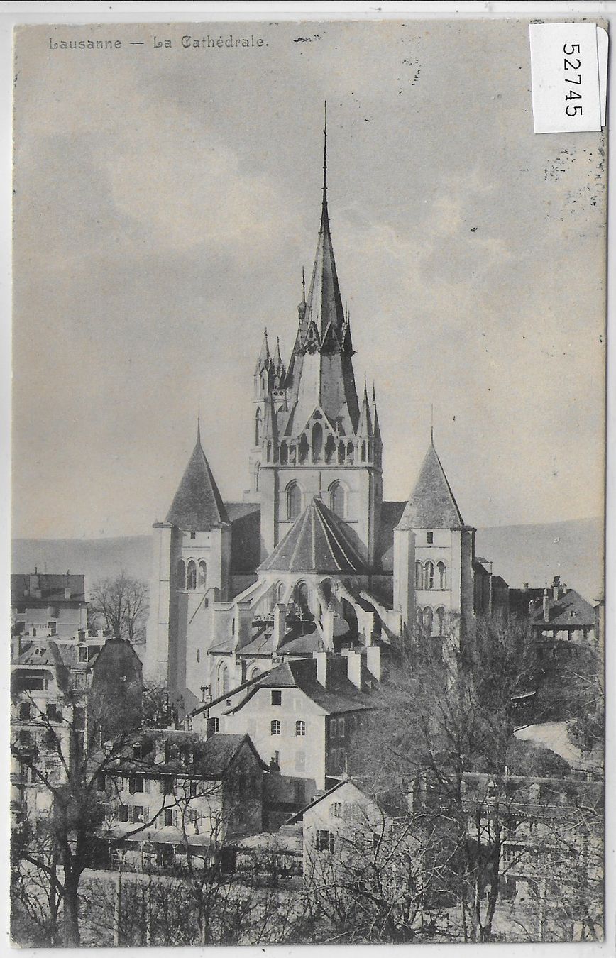 Cartoline postali: Lausanne - La Cathedrale – Usato da Ettingen venduto da Kartenplanet