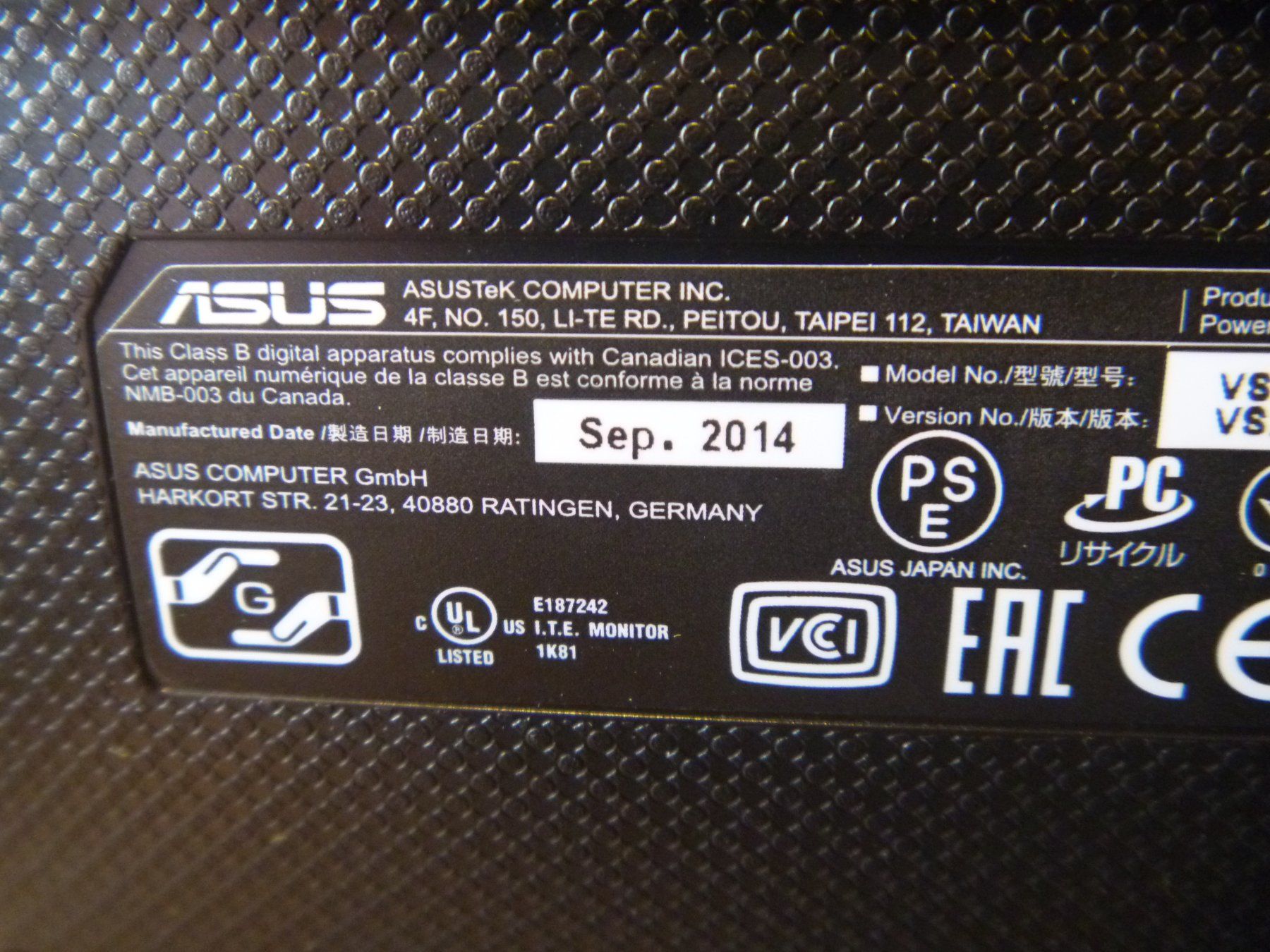 Asus Monitor: PC Monitor Asus VS 247 – Usato da Rüti ZH venduto da baumchen 7