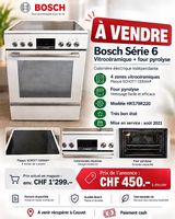 Cuisinière et Four BOSCH Série 6