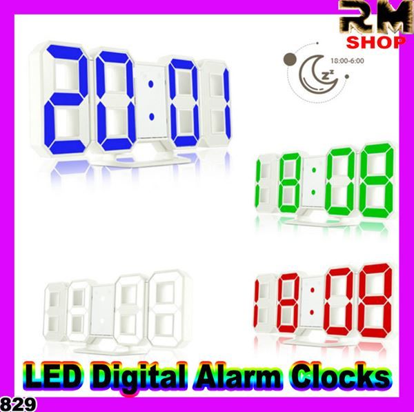 Uhren: Uhr Digital 3D Glowing Night Mode Helligkeit einstellbar – Neu und originalverpackt aus Unterägeri von RmOnline