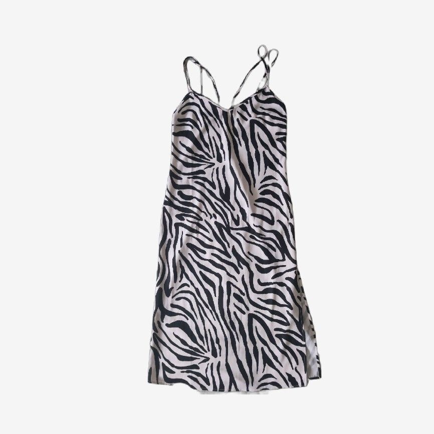 Stradivarius Vestiti: Sommerliches Kleid mit Zebra Print, Gr. S – Usato da Bern venduto da icanhearyoursmile