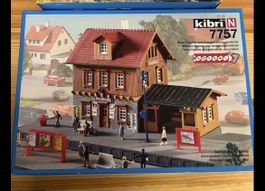 Kibri N 7757 Bausatz, Bahnhof Sondernau, Neuwertig!