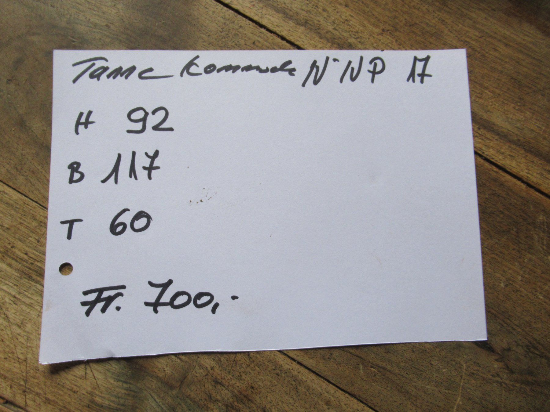 Cassettiere: Kommode (Tanne/92) – Usato da Berg SG venduto da Pizza58 7