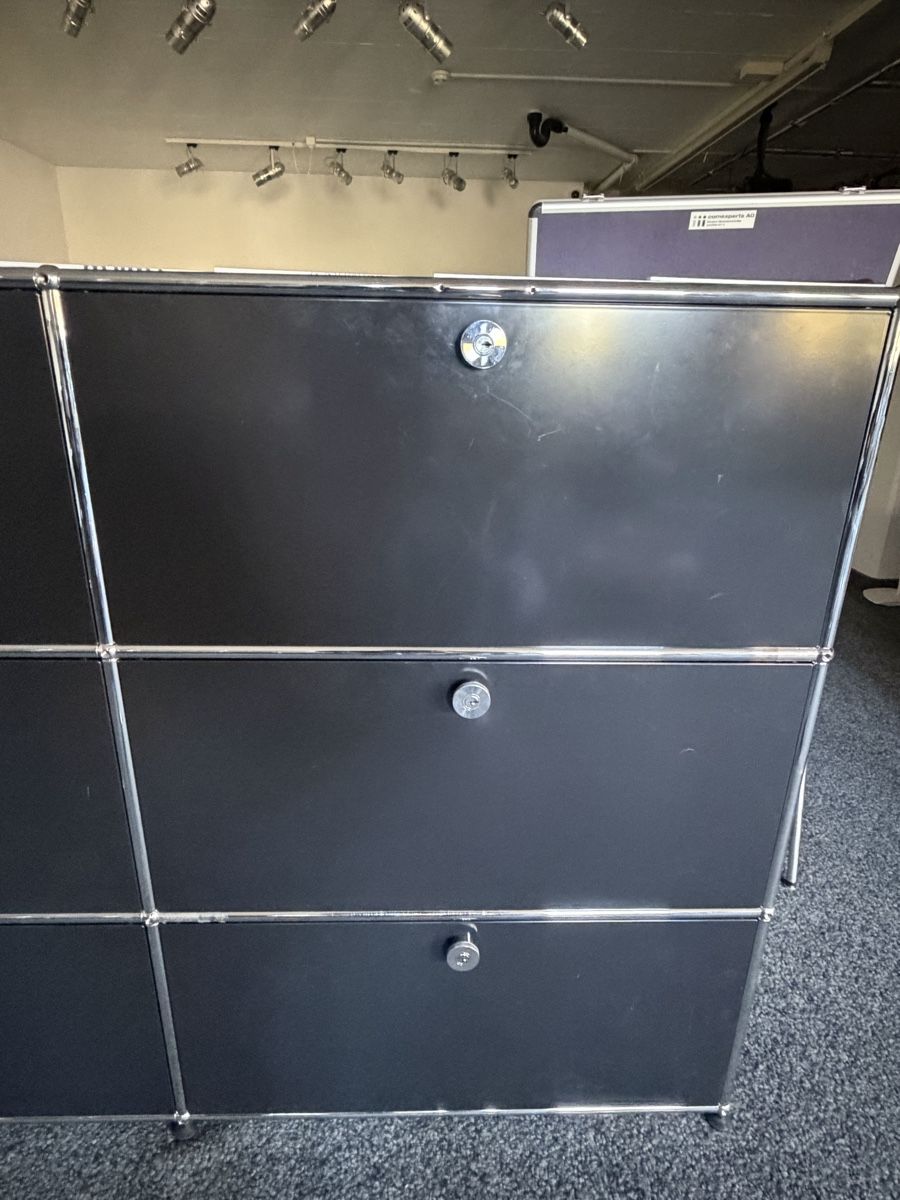 Cassettiere: USM Haller Sideboard anthrazit 4x3 Fach – Usato da Nänikon venduto da macqua 2