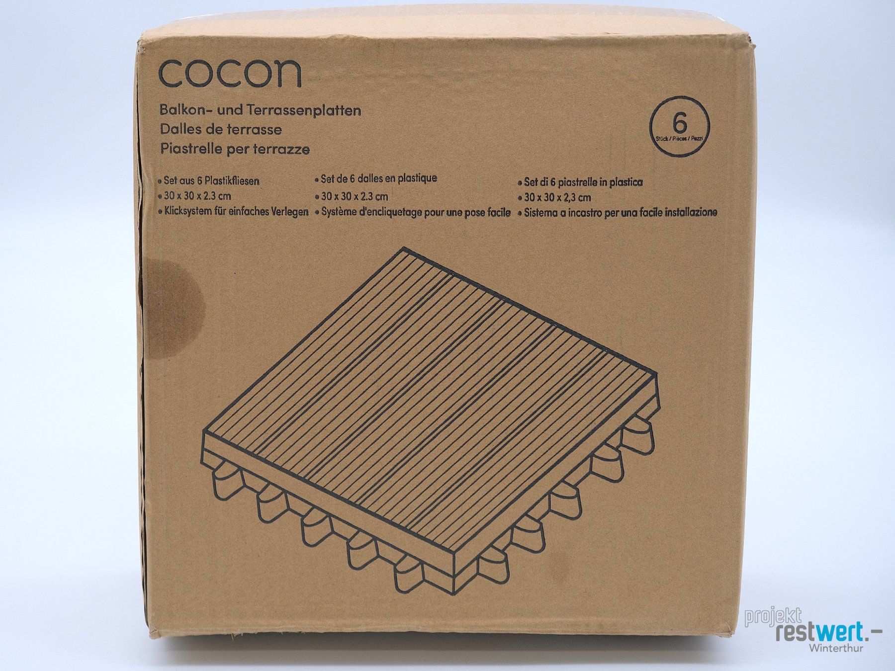 Revêtements de sol: COCON Balkon-& Terassenplatten Plastikfliesen – Neuf (Voir description) à Winterthur par Restwert_Winterthur 6
