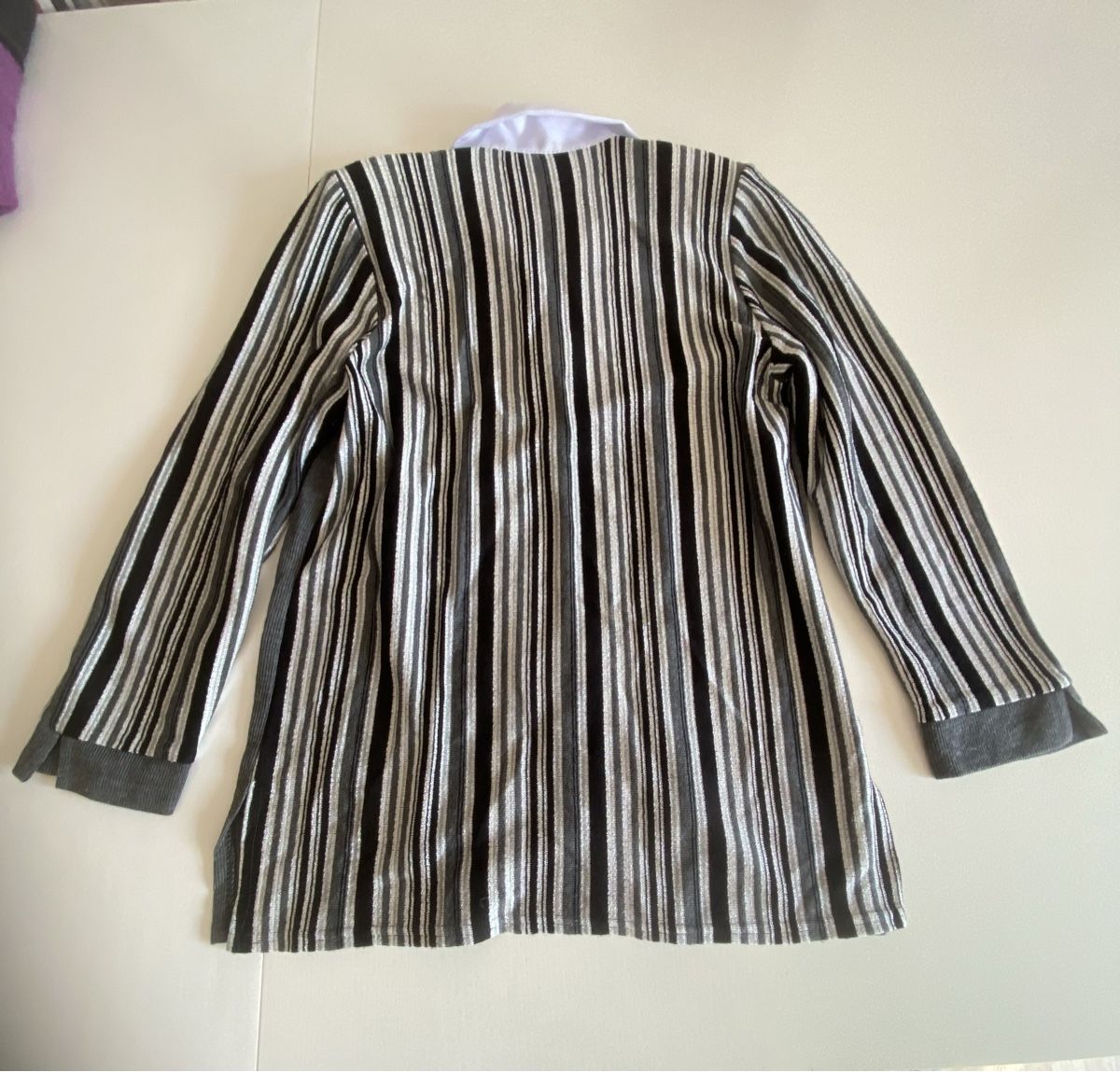 Pullover & Sweatshirts: Damen Langarmshirt gestreift mit Gürtel Gr. m – Gebraucht aus lommis von inf_thv8 5