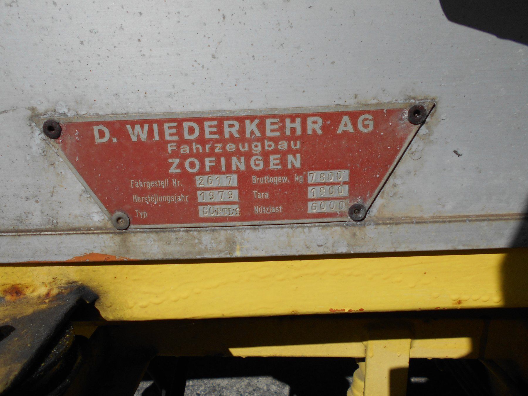 Rimorchi: Anhänger Wiederkehr – Usato da Brienzwiler venduto da maschin01 4