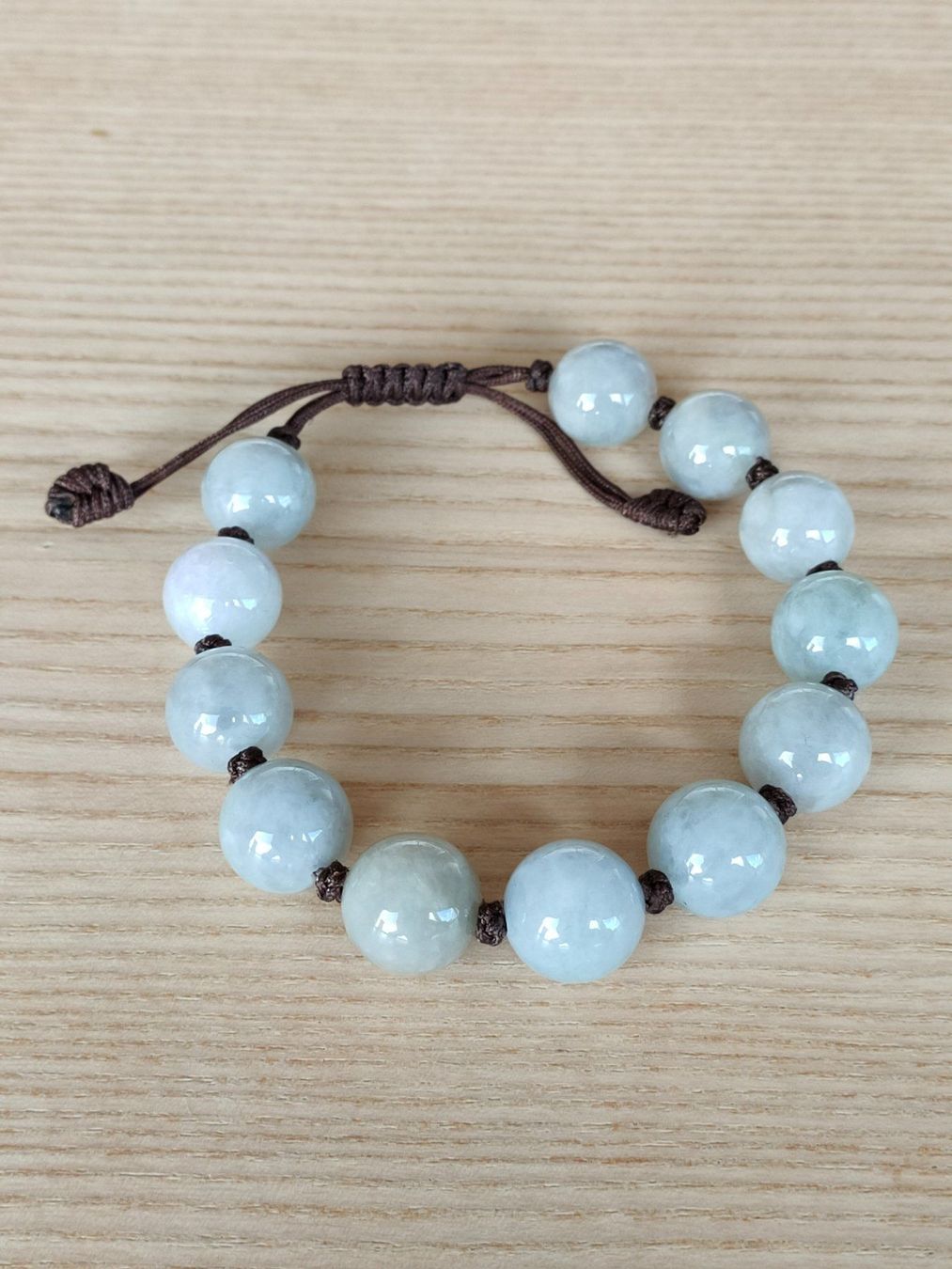 Bracciali & Braccialetti: Bracelet de billes en Jadéite birmane – Nuovo (secondo la descrizione) da Pully venduto da Sdyer