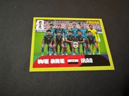 Panini FIFA Fussball WM 2026 Sticker Team Iraq IRQ 13