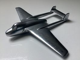Flugzeugmodell "VAMPIRE DH 110“ CH Militär Gussmodell