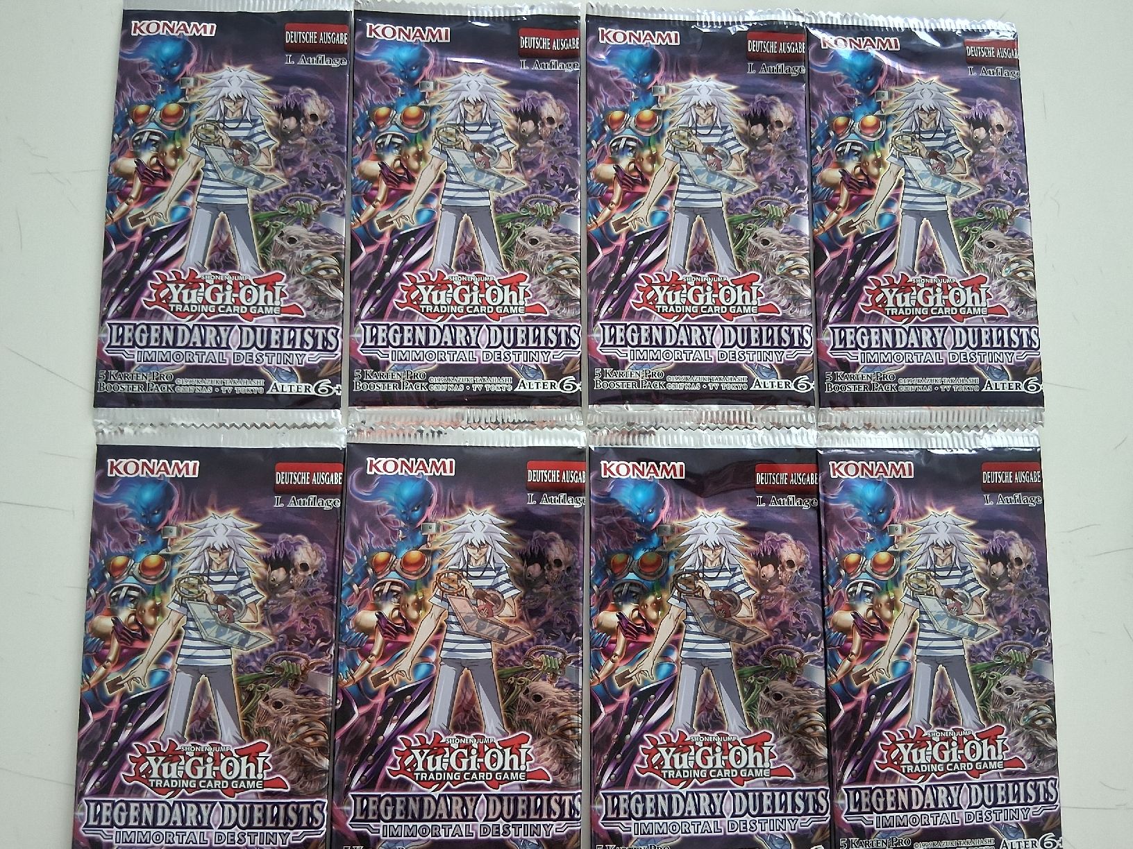 Yugioh Carte collezionabili: 8Stk Booster Legendary Duelist, Deutsch Bakura – Nuovo e nell'imballaggio originale da Rothenthurm venduto da SirCroci-Cardshop